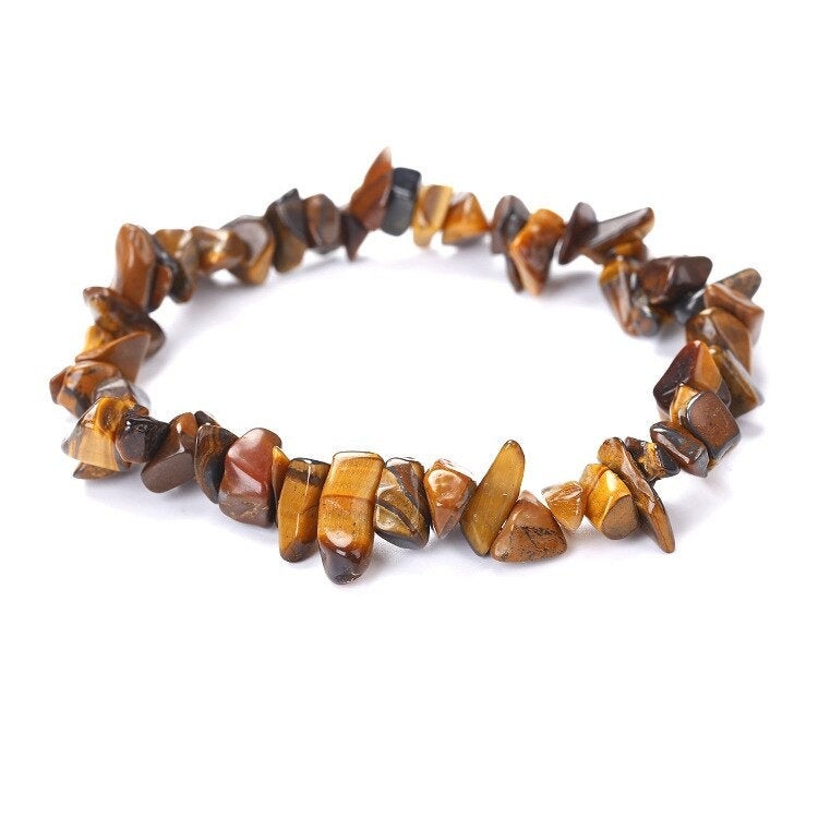Crystal Bracelets, Gemstone Chip Chakra Bracelets, Meditation Healing Energy Crystal Bracelets, 7 Chakra Crystals, Carnelian & more