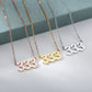Angel Number Necklace - 111 222 333 444 555 666 777 888 999 Devil Stainless Steel Rose Gold Necklace, Trendy Angel Silver Necklace