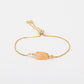 Red Banded Agate Adjustable Gold Bracelet, Negativity Protection & Energy Boost Healing Crystal Jewelry, Red Striped Agate